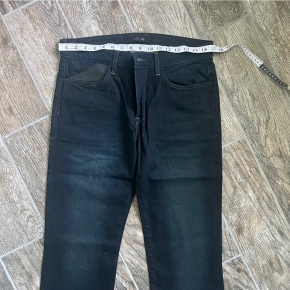 Joe’s Jeans Brixton Denim, Dark Wash with Patent Leather Pocket Detail, Men W33 - Picture 4 of 8